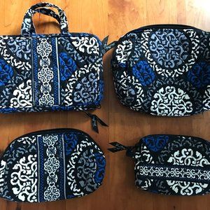 Six Piece Vera Bradley Travel Set
